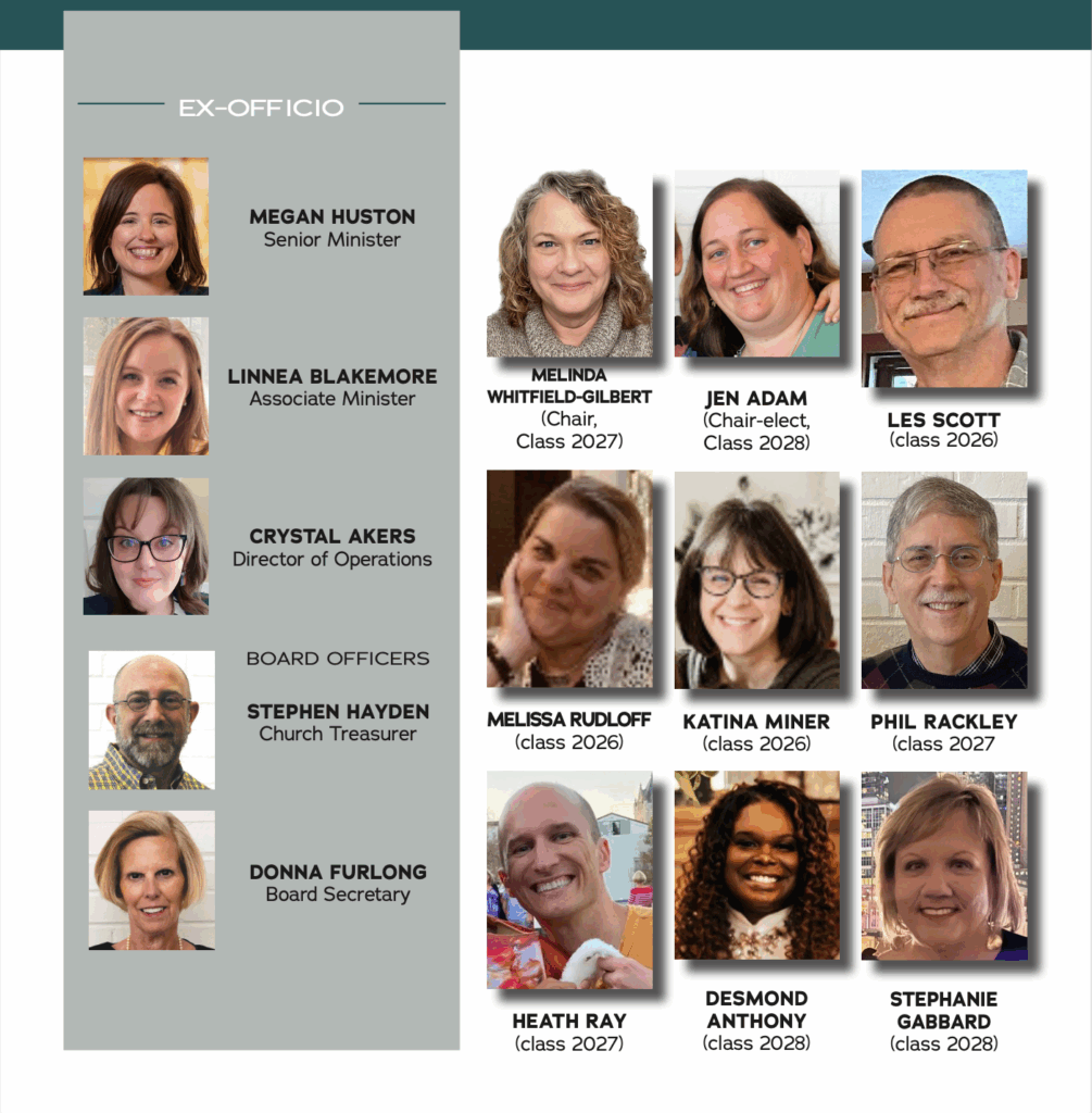 First Christian Church Bowling Green, Kentucky's leadership board